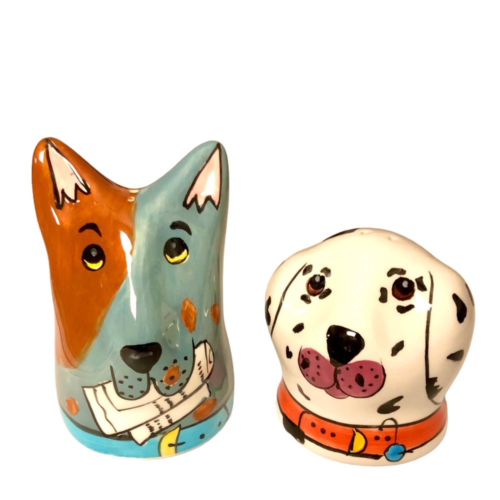 Dogzilla Whimsical Dogs Salt & Pepper Collectible Set (D)